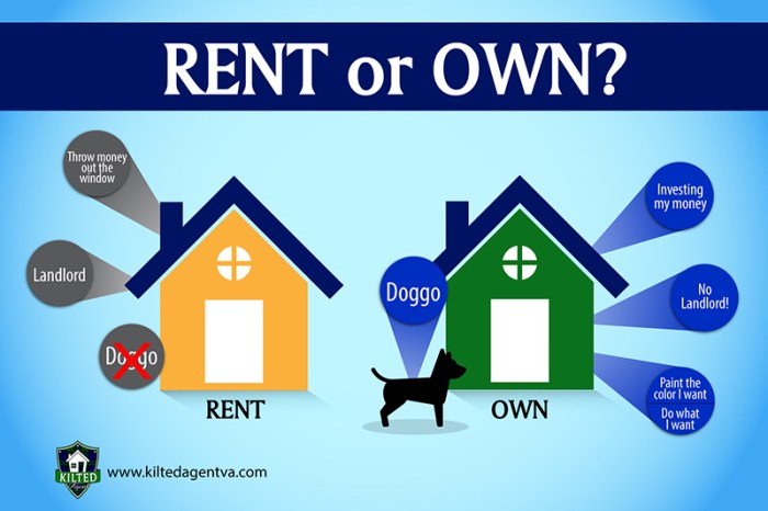 Buying vs renting a home